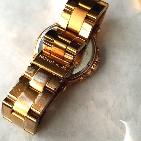 Michael Kors rose gold tone chronograph watch main image 4